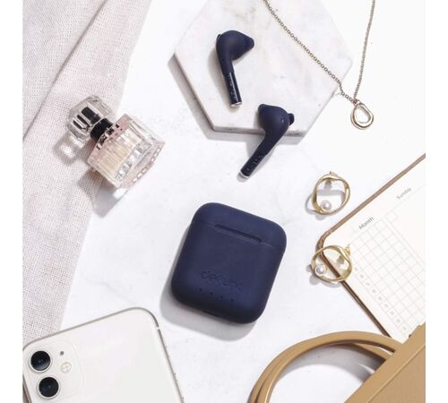 Defunc TRUE GO SLIM Bluetooth 5.2 Ασύρματα True Wireless Ακουστικά με θήκη (μπλε)