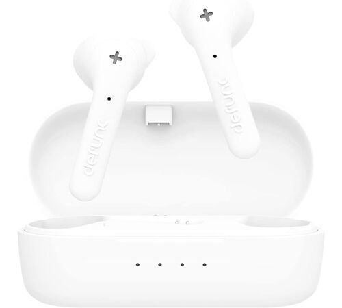 Defunc TRUE BASIC Bluetooth 5.2 Ασύρματα True Wireless Ακουστικά με θήκη (λευκό)
