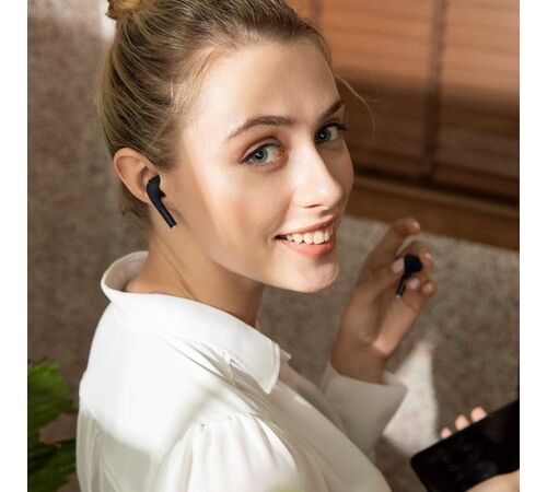 Defunc TRUE GO SLIM Bluetooth 5.2 Ασύρματα True Wireless Ακουστικά με θήκη (μαύρο)