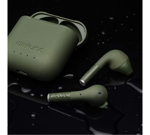 Defunc TRUE GO SLIM Bluetooth 5.2 Ασύρματα True Wireless Ακουστικά με θήκη (πράσινο)