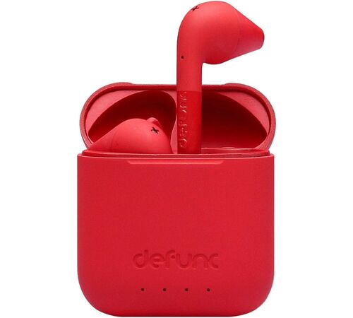 Defunc TRUE GO SLIM Bluetooth 5.2 Ασύρματα True Wireless Ακουστικά με θήκη (κόκκινο)