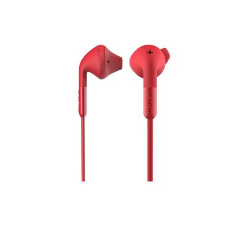 Defunc PLUS HYBRID In-Ear Earbuds Ενσύρματα Ακουστικά σε κόκκινο χρώμα