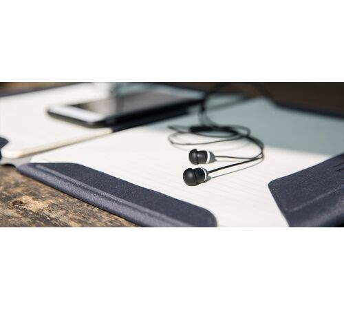 DesignNest earBeans |Bass| Ελαφριά ακουστικά σε σχήμα φασολιού με υποδοχή Lightning (γκρι)