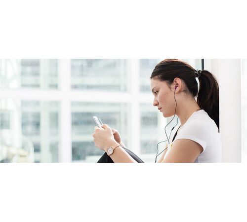 DesignNest earBeans |Bass| Ελαφριά ακουστικά σε σχήμα φασολιού με υποδοχή Lightning (γκρι)