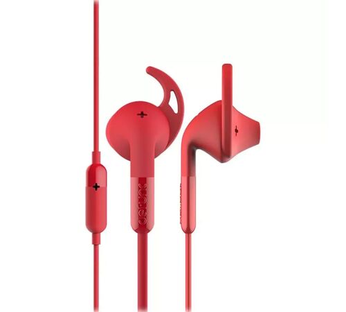 Defunc PLUS SPORT In-Ear Earbuds Ενσύρματα Ακουστικά σε κόκκινο χρώμα