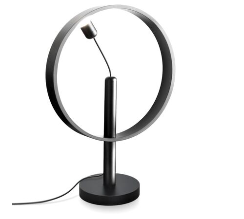 DesignNest Enso Floating Lamp Σφαιρική διακοσμητική λάμπα διαμέτρου 30 εκατοστών με ροοστάτη αφής (Μαύρο)