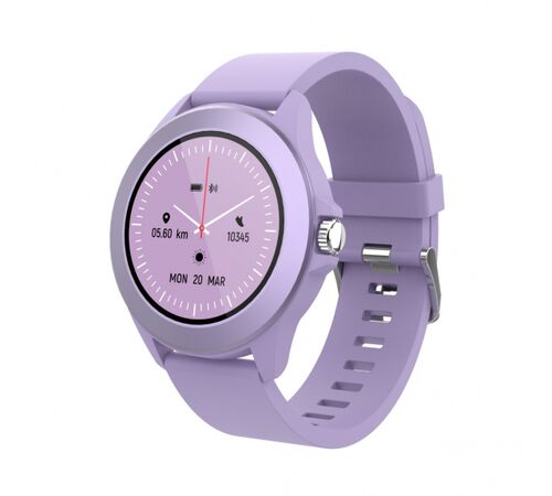 Forever Smartwatch με παλμογράφο Colorum CW-300 xLavenda σε βιολετί χρώμα