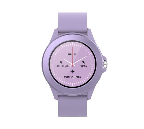 Forever Smartwatch με παλμογράφο Colorum CW-300 xLavenda σε βιολετί χρώμα