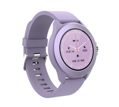 Forever Smartwatch με παλμογράφο Colorum CW-300 xLavenda σε βιολετί χρώμα
