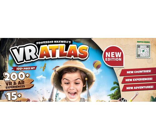Abacus Brands VR Atlas Επιστημονικό σετ εικονικής πραγματικότητας του καθηγητή Maxwell – Πλήρης Αγγλική Έκδοση – Περιλαμβάνει Γυαλιά VR-5