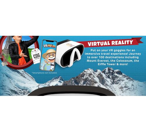 Abacus Brands VR Atlas Επιστημονικό σετ εικονικής πραγματικότητας του καθηγητή Maxwell – Πλήρης Αγγλική Έκδοση – Περιλαμβάνει Γυαλιά VR-8