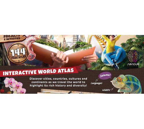 Abacus Brands VR Atlas Επιστημονικό σετ εικονικής πραγματικότητας του καθηγητή Maxwell – Πλήρης Αγγλική Έκδοση – Περιλαμβάνει Γυαλιά VR-6