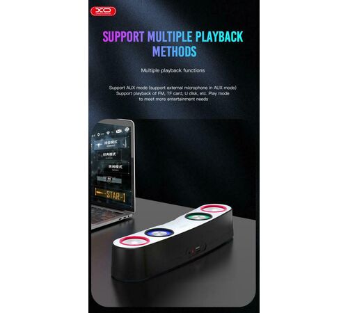 XO F36 Bluetooth Speaker Ασύρματο Ηχείο Bluetooth 10W – Black