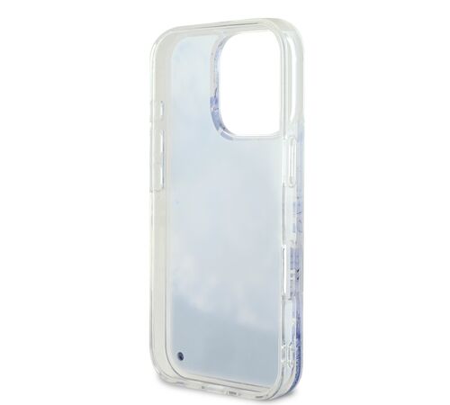 Guess Magsafe “Liquid Glitter Flower" Hard Case Θήκη προστασίας από σκληρό πλαστικό – iPhone 16 Pro (Μωβ – GUHMP16LLFMWTU)