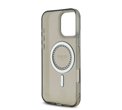 Guess Magsafe “Rhinestones” Hard Case Θήκη προστασίας από σκληρό πλαστικό – iPhone 16 Pro Max (Μαύρο – GUHMP16XPFTDTEK)