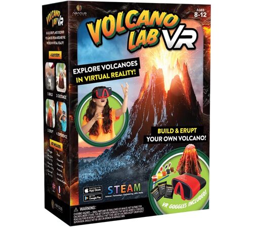 Abacus Brands Volcano Lab VR Επιστημονικό σετ εικονικής πραγματικότητας – Πλήρης Αγγλική Έκδοση – Περιλαμβάνει Γυαλιά VR-6
