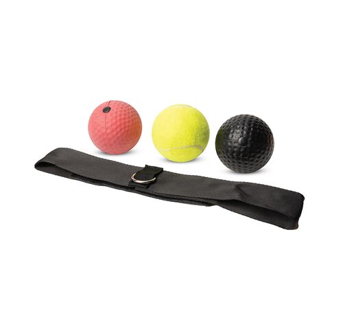 The Source Reflex Boxing Balls - Μπάλες Βελτίωσης Αντανακλαστικών 3 τεμαχίων για Ασκήσεις Πυγμαχίας