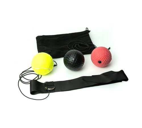 The Source Reflex Boxing Balls - Μπάλες Βελτίωσης Αντανακλαστικών 3 τεμαχίων για Ασκήσεις Πυγμαχίας