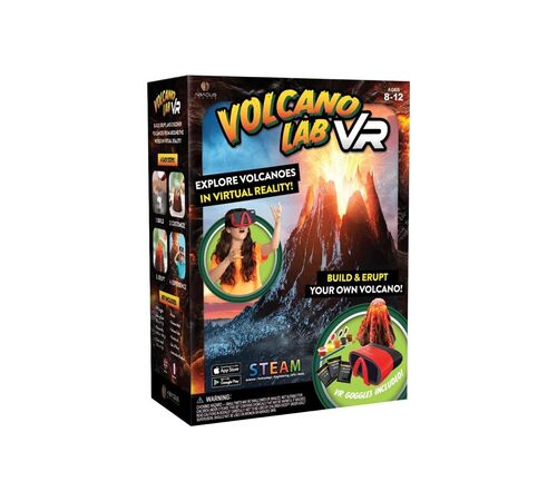 Abacus Brands Volcano Lab VR Επιστημονικό σετ εικονικής πραγματικότητας – Πλήρης Αγγλική Έκδοση – Περιλαμβάνει Γυαλιά VR