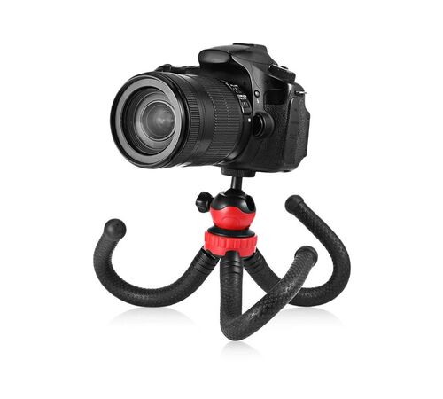 Octopus Tripod – Ευέλικτο Τρίποδο για Κινητά και Κάμερες με Bluetooth Remote