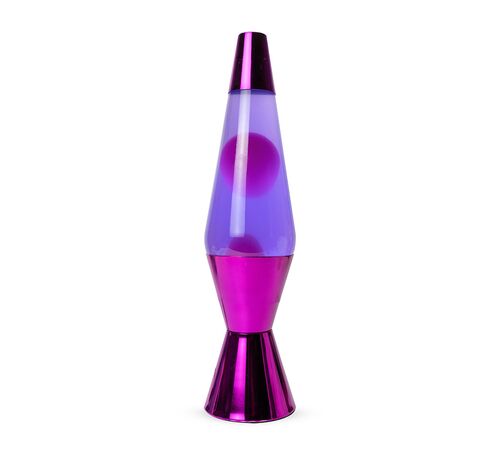 The Source – Purple Molten Λάμπα Λάβας LED με Μεταλλική Βάση