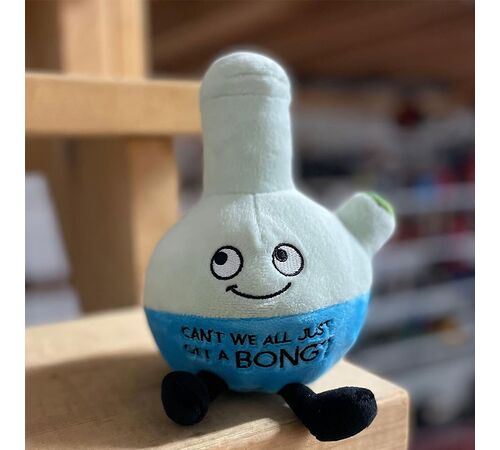 Punchkins Plush Χιουμοριστικό Λούτρινο Μπόνγκ – "Can't We All Just Get A Bong?"