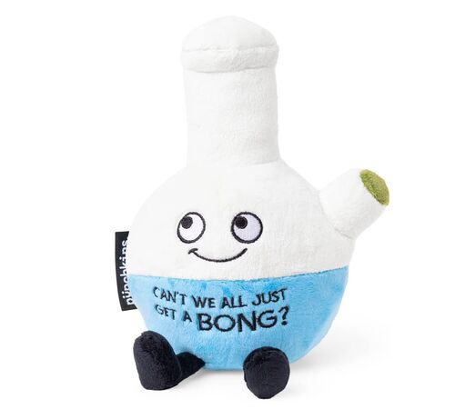 Punchkins Plush Χιουμοριστικό Λούτρινο Μπόνγκ – "Can't We All Just Get A Bong?"