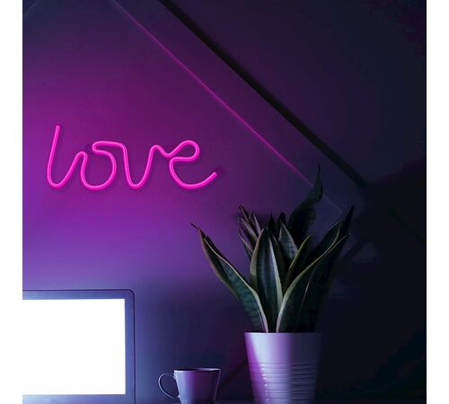 Forever Neon LED Light Love pink Bat