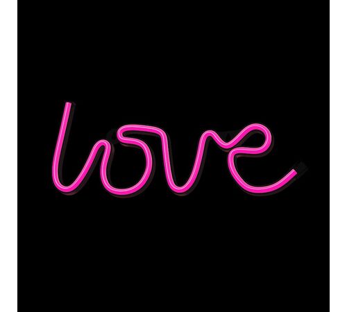 Forever Neon LED Light Love pink Bat