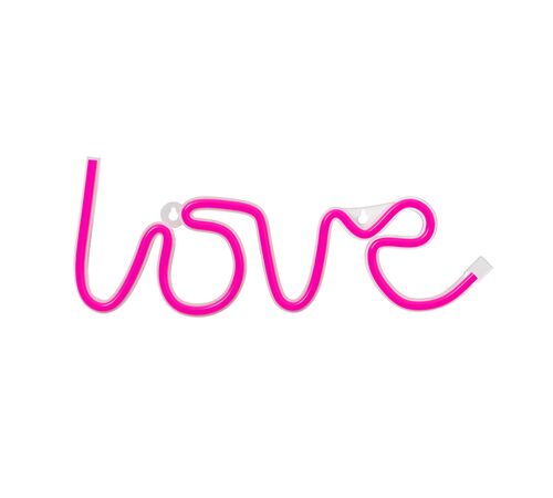 Forever Neon LED Light Love pink Bat