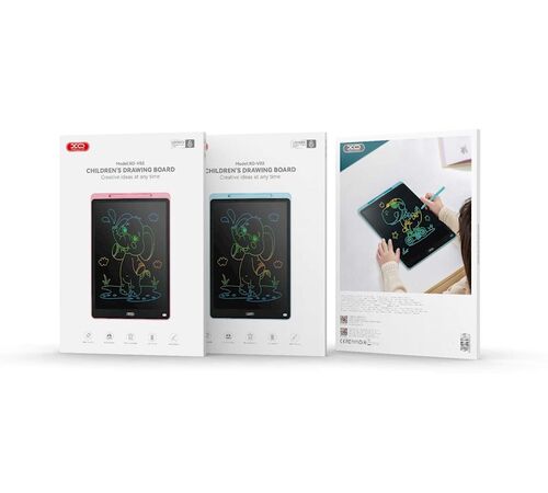 XO writing tablet LCD V01 10'' blue - Παιδικός Πίνακας Γραφής και Σχεδίου σε ροζ χρώμα