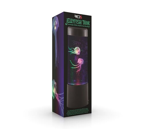 The Source Round Jellyfish Lamp – Κυλινδρικό Φωτιστικό LED με Μέδουσες (97257) – USB/Μπαταρίας