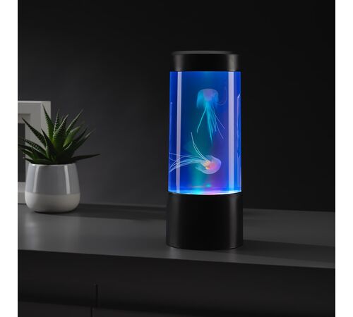The Source Round Jellyfish Lamp – Κυλινδρικό Φωτιστικό LED με Μέδουσες (97257) – USB/Μπαταρίας