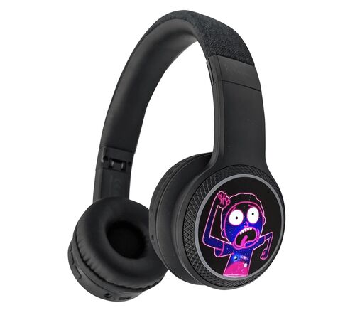 Lazerbuilt Rick & Morty Light-Up Bluetooth Headphones – Ασύρματα Παιδικά Ακουστικά με Μικρόφωνο