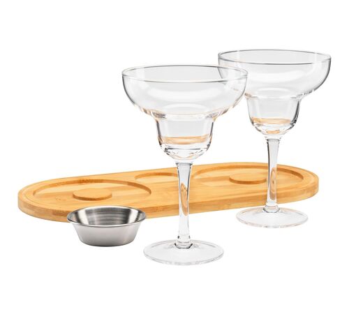 The Source – Margarita Cocktail Set – Connoisseur Creations Σετ Παρασκευής Κοκτέιλ με Ποτήρια & Σέικερ