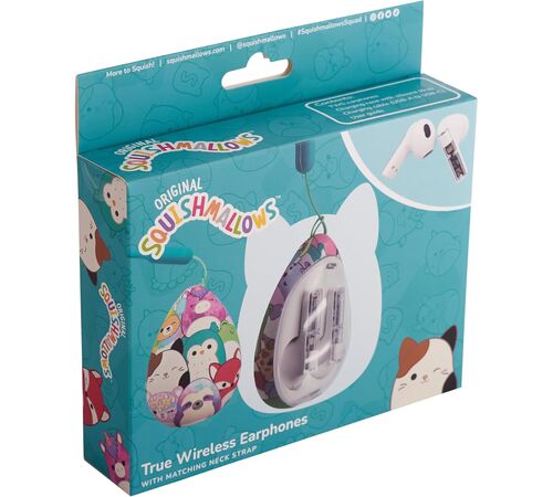 Lazerbuilt Squishmallows True Wireless Bluetooth Earphones – Ασύρματα Παιδικά Ακουστικά με Μικρόφωνο