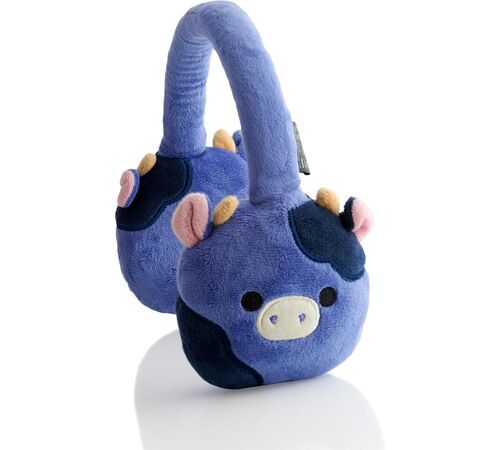 Lazerbuilt Squishmallows Ingred The Cow – Λούτρινα Ασύρματα Παιδικά Ακουστικά με Μικρόφωνο