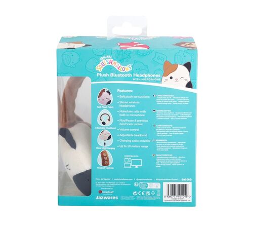 Lazerbuilt Squishmallows Cam the Cat – Λούτρινα Ασύρματα Παιδικά Ακουστικά με ΜικρόφωνοLazerbuilt Squishmallows Cam the Cat – Λούτρινα Ασύρματα Παιδικά Ακουστικά με Μικρόφωνο