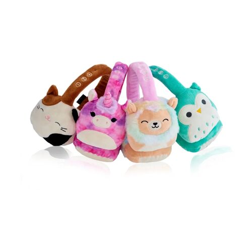 Lazerbuilt Squishmallows Fifi the Fox – Λούτρινα Ασύρματα Παιδικά Ακουστικά με Μικρόφωνο