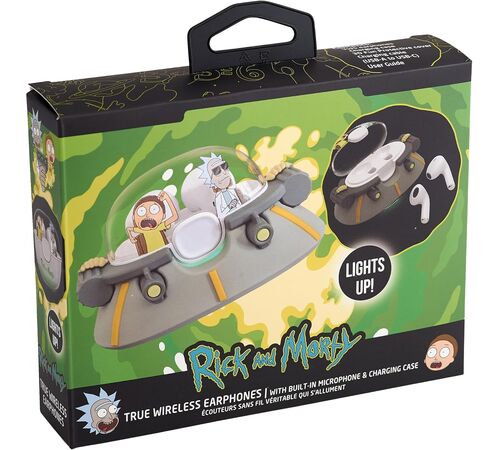Lazerbuilt Rick & Morty Space Cruiser True Wireless Bluetooth Ακουστικά