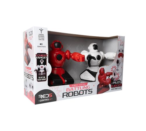 The Source – RC Battling Robots – Σετ Τηλεκατευθυνόμενων Ρομπότ Μάχης με Εφέ Ήχου & Εκτίναξη Πιλότου