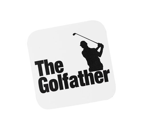 The Source Golfather Mug and Coaster – Κούπα & Σουβέρ Golfather – Σετ Δώρου για Παίκτες του Γκολφ