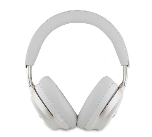 Guess Metal Script Logo Bluetooth ANC/ENC Headphones (Beige - GUBHC22PSFCSME)