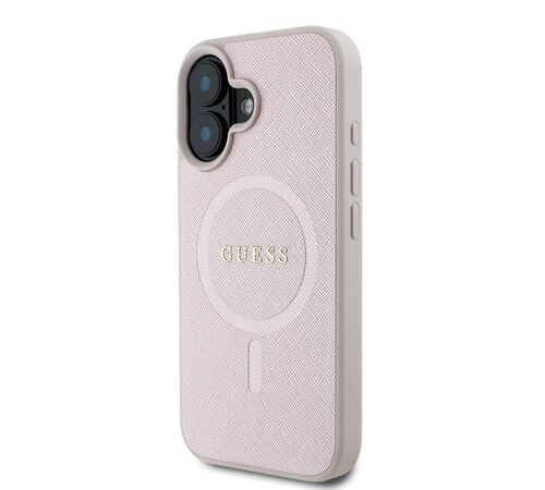 Guess Magsafe Hard Case Θήκη προστασίας από σκληρό πλαστικό – iPhone 16 (Ροζ – GUHMP16SPSAHMCP)