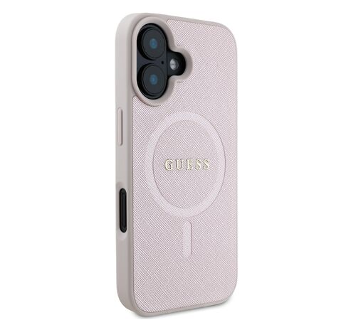 Guess Magsafe Hard Case Θήκη προστασίας από σκληρό πλαστικό – iPhone 16 (Ροζ – GUHMP16SPSAHMCP)