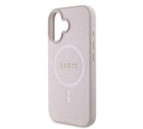 Guess Magsafe Hard Case Θήκη προστασίας από σκληρό πλαστικό – iPhone 16 (Ροζ – GUHMP16SPSAHMCP)