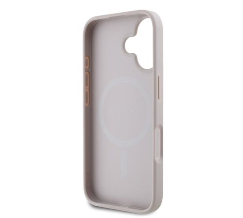 Guess Magsafe Hard Case Θήκη προστασίας από σκληρό πλαστικό – iPhone 16 (Ροζ – GUHMP16SPSAHMCP)