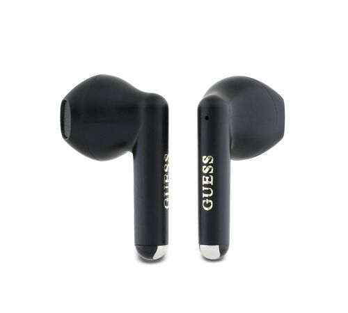 Guess Printed Classic Logo Bluetooth Stereo Headset True Wireless Ασύρματα Ακουστικά & θήκη φόρτισης (Μαύρα – GUTWSJ14ESGK)