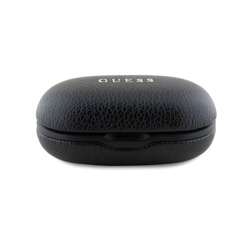 Guess Grained Printed Classic Logo True Wireless ENC Earphones (Black - GUTWSPGTSPSK)