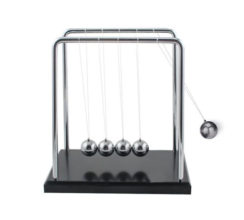 Giant Newton's Cradle - Γιγαντιαίο Εκκρεμές του Νεύτωνα – Κομψό και Εκπαιδευτικό Διακοσμητικό Γραφείου